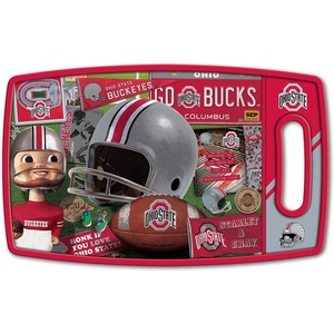 image:imageYouTheFan NCAA Retro Series Cutting BoardOhio State Buckeyes