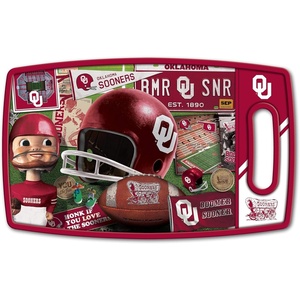 image:imageYouTheFan NCAA Retro Series Cutting BoardOklahoma Sooners