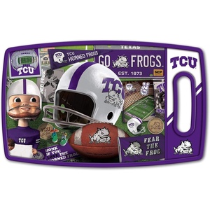 image:imageYouTheFan NCAA Retro Series Cutting BoardTCU Horned Frogs