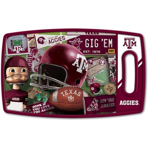 image:imageYouTheFan NCAA Retro Series Cutting BoardTexas AM Aggies