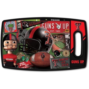 image:imageYouTheFan NCAA Retro Series Cutting BoardTexas Tech Red Raiders