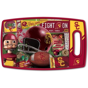 image:imageYouTheFan NCAA Retro Series Cutting BoardUSC Trojans