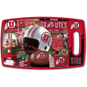 image:imageYouTheFan NCAA Retro Series Cutting BoardUtah Utes