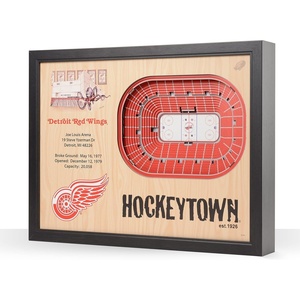 image:imageYouTheFan NHL 25Layer StadiumView Wall ArtDetroit Red Wings