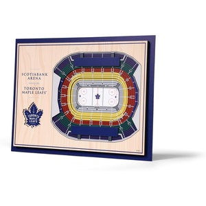 image:imageYouTheFan NHL 5Layer 17 x 13 StadiumViews 3D Wall ArtToronto Maple Leafs