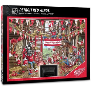 image:imageYouTheFan NHL Barnyard Fans 500pc PuzzleDetroit Red Wings