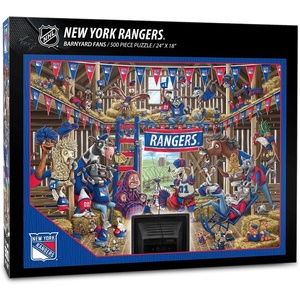 image:imageYouTheFan NHL Barnyard Fans 500pc PuzzleNew York Rangers