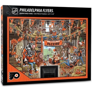 image:imageYouTheFan NHL Barnyard Fans 500pc PuzzlePhiladelphia Flyers