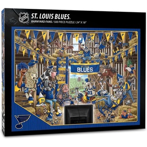 image:imageYouTheFan NHL Barnyard Fans 500pc PuzzleSt Louis Blues