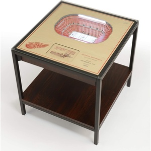 image:imageYouTheFan NHL Chicago Blackhawks 25Layer StadiumViews Lighted End Table  United CenterDetroit Red Wings