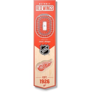 image:imageYouTheFan NHL Chicago Blackhawks 3D Stadium 8x32 Banner  United CenterDetroit Red Wings
