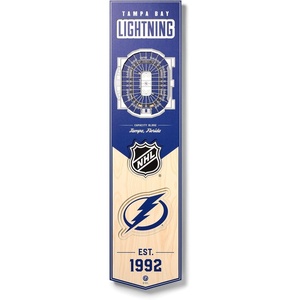 image:imageYouTheFan NHL Chicago Blackhawks 3D Stadium 8x32 Banner  United CenterTampa Bay Lightning