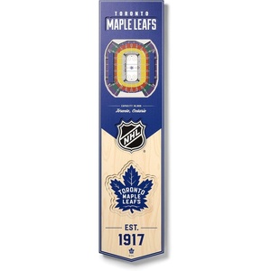 image:imageYouTheFan NHL Chicago Blackhawks 3D Stadium 8x32 Banner  United CenterToronto Maple Leafs