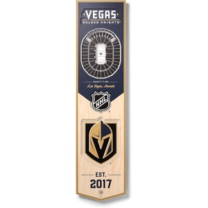 image:imageYouTheFan NHL Chicago Blackhawks 3D Stadium 8x32 Banner  United CenterVegas Golden Knights