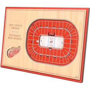 image:imageYouTheFan NHL Detroit Red Wings 3D StadiumViews Desktop Display  Joe Louis Arena