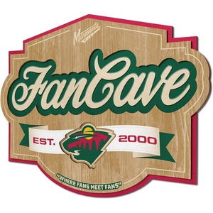 image:imageYouTheFan NHL Detroit Red Wings Fan Cave SignMinnesota Wild