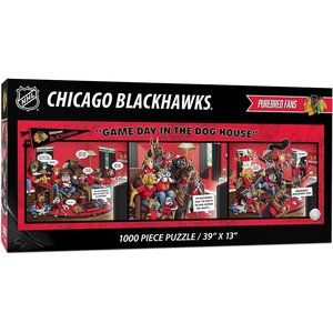 image:imageYouTheFan NHL Game Day in The Dog House  1000pc PuzzleChicago Blackhawks