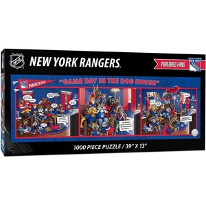image:imageYouTheFan NHL Game Day in The Dog House  1000pc PuzzleNew York Rangers