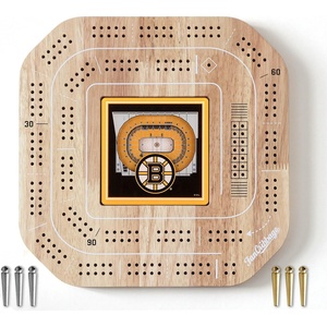image:imageYouTheFan NHL Licensed Fan Cribbage Wood Board GameBoston Bruins