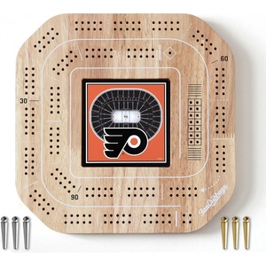image:imageYouTheFan NHL Licensed Fan Cribbage Wood Board GamePhiladelphia Flyers