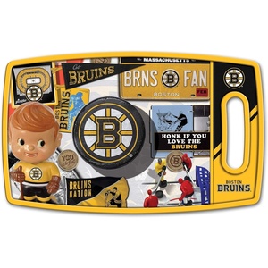 image:imageYouTheFan NHL OfficiallyLicensed Retro Series Cutting Board  Reversible Design for Double The Cutting Surface  Gentle on Knives Team Message on Both Front and BackBoston Bruins