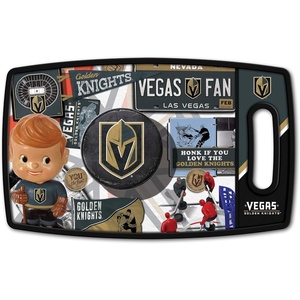 image:imageYouTheFan NHL OfficiallyLicensed Retro Series Cutting Board  Reversible Design for Double The Cutting Surface  Gentle on Knives Team Message on Both Front and BackVegas Golden Knights