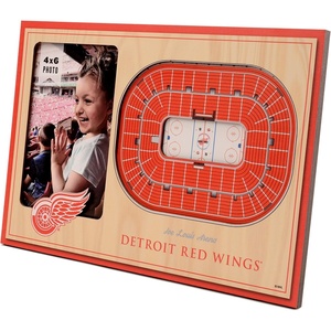image:imageYouTheFan NHL Officiallylicensed 3D Stadium Picture Frame  perfect stadium replica  add 4 x 6 photo  made of multiple layers  ready to hang or displayDetroit Red Wings