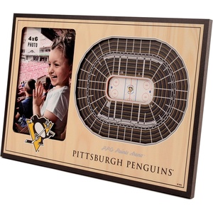 image:imageYouTheFan NHL Officiallylicensed 3D Stadium Picture Frame  perfect stadium replica  add 4 x 6 photo  made of multiple layers  ready to hang or displayPittsburgh Penguins