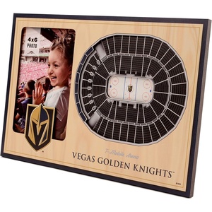 image:imageYouTheFan NHL Officiallylicensed 3D Stadium Picture Frame  perfect stadium replica  add 4 x 6 photo  made of multiple layers  ready to hang or displayVegas Golden Knights