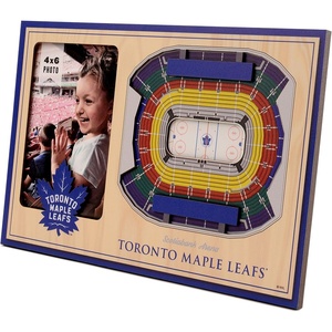 image:imageYouTheFan NHL Officiallylicensed 3D Stadium Picture Frame  perfect stadium replica  add 4 x 6 photo  made of multiple layers  ready to hang or displayToronto Maple Leafs