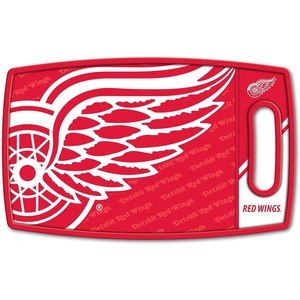 image:imageYouTheFan NHL Officiallylicensed Logo Series Cutting Board  reversible design for double the cutting surface  gentle on knives team message on both front and backDetroit Red Wings