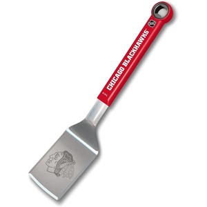 image:imageYouTheFan NHL Stainless Steel BBQ Spatula with Bottle OpenerChicago Blackhawks