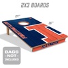 image:imageYouTheFan NCAA 2 x 3 Wood Cornhole GameIllinois Fighting Illini