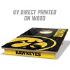 image:imageYouTheFan NCAA 2 x 3 Wood Cornhole GameIowa Hawkeyes
