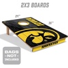 image:imageYouTheFan NCAA 2 x 3 Wood Cornhole GameIowa Hawkeyes