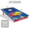 image:imageYouTheFan NCAA 2 x 3 Wood Cornhole GameKansas Jayhawks