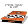 image:imageYouTheFan NCAA 2 x 3 Wood Cornhole GameOklahoma State Cowboys