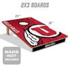 image:imageYouTheFan NCAA 2 x 3 Wood Cornhole GameUtah Utes