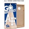 image:imageYouTheFan NCAA 2 x 4 Professional Wood Cornhole Game with Logo BagsAir Force Academy