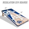 image:imageYouTheFan NCAA 2 x 4 Professional Wood Cornhole Game with Logo BagsAir Force Academy