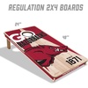 image:imageYouTheFan NCAA 2 x 4 Professional Wood Cornhole Game with Logo BagsArkansas Razorbacks