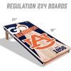 image:imageYouTheFan NCAA 2 x 4 Professional Wood Cornhole Game with Logo BagsAuburn Tigers