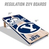 image:imageYouTheFan NCAA 2 x 4 Professional Wood Cornhole Game with Logo BagsBYU Cougars