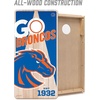 image:imageYouTheFan NCAA 2 x 4 Professional Wood Cornhole Game with Logo BagsBoise State Broncos
