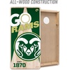 image:imageYouTheFan NCAA 2 x 4 Professional Wood Cornhole Game with Logo BagsColorado State Rams