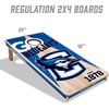image:imageYouTheFan NCAA 2 x 4 Professional Wood Cornhole Game with Logo BagsCreighton Bluejays