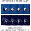 image:imageYouTheFan NCAA 2 x 4 Professional Wood Cornhole Game with Logo BagsCreighton Bluejays