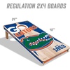 image:imageYouTheFan NCAA 2 x 4 Professional Wood Cornhole Game with Logo BagsFlorida Gators