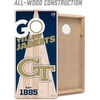 image:imageYouTheFan NCAA 2 x 4 Professional Wood Cornhole Game with Logo BagsGeorgia Tech Yellow Jackets