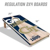 image:imageYouTheFan NCAA 2 x 4 Professional Wood Cornhole Game with Logo BagsGeorgia Tech Yellow Jackets